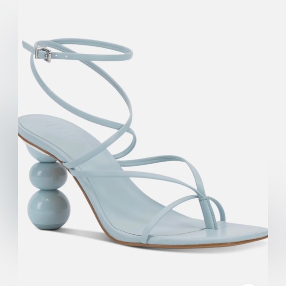 I.N.C. Round heel strap sandals in baby blue - Picture 9 of 10